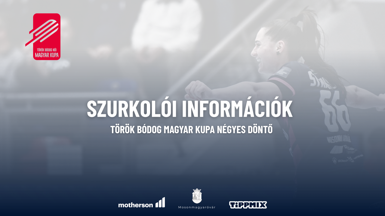 Szurkolói információk a Magyar Kupa négyes döntőre